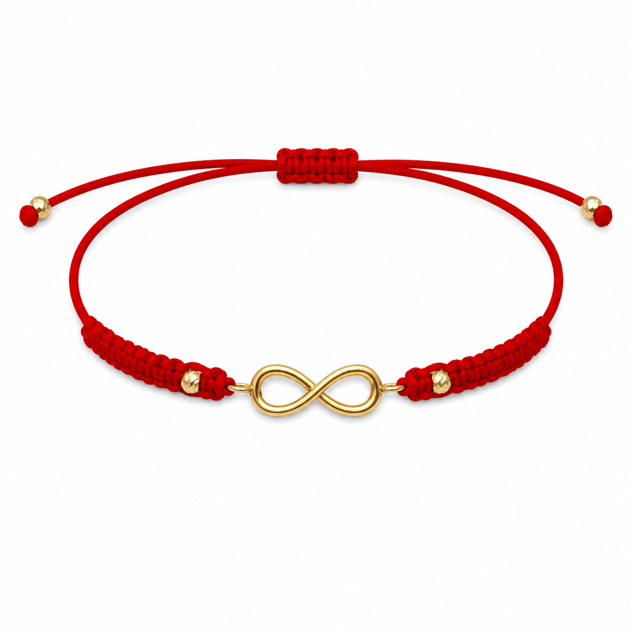 Brățară cu infinit pe șnur din Aur 14 k