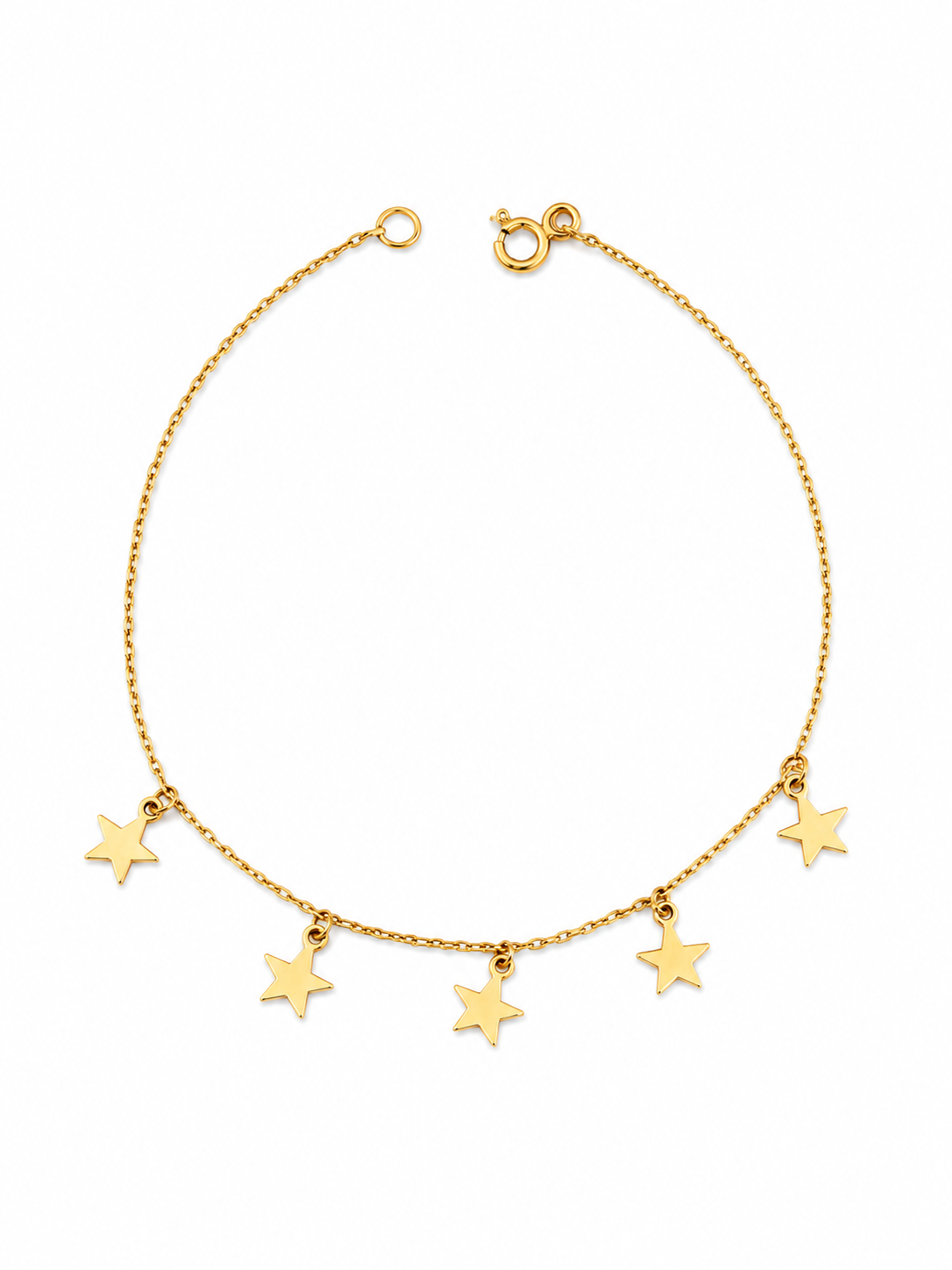 Bratara cu stele din Aur 14 K