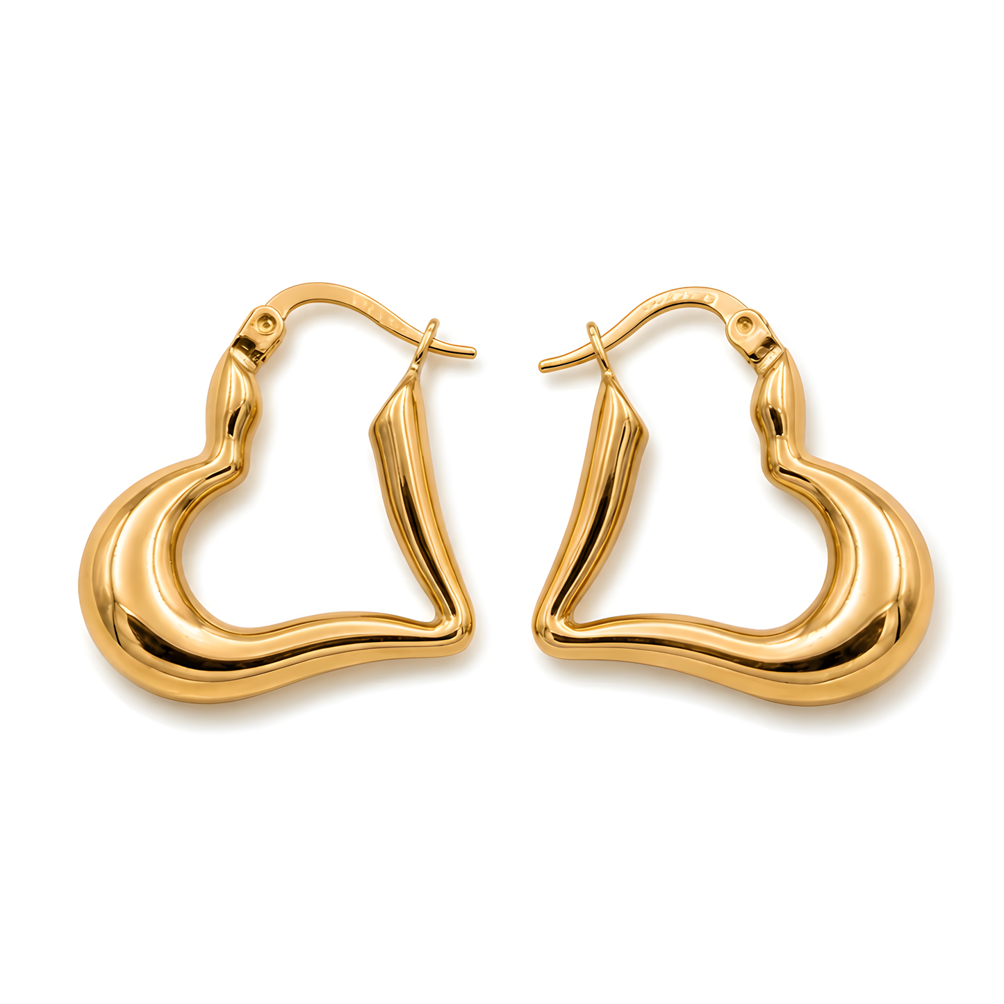 Cercei inima din aur 14 K
